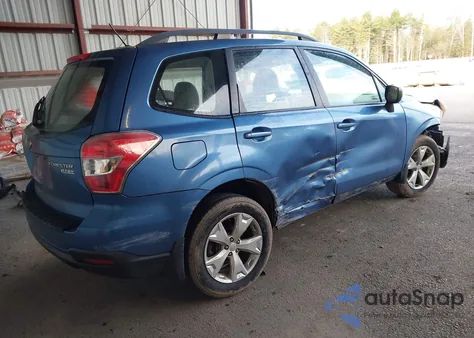 2015 Subaru Forester 2.5I z USA, uszkodzony, nr VIN JF2SJABC5FH495326